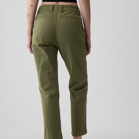 GAP Olive Ankle Cropped Pants - Picture 4 of 7